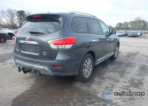 2013 Nissan Pathfinder Sl from USA, damaged, VIN 5N1AR2MMXDC642535